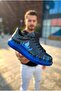 Pittura high quality alexandre sole special printed men's sneaker blue flame