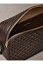 Women's Brown Handbag with Brand Logo, Suitable for Daily Use - 2