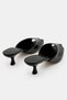 Women's Ideal Heeled Slippers Open Toe Pointed Toe Stylish Daily Wear Stylish Heeled Slippers - 6