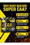 Super EAA - 390g, Blue Raspberry, Essential Amino Acids for Muscle Growth, High BCAA - 3