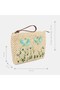 Women's Butterfly Detailed Straw Clutch Bag - 5