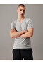 Men's Brand Logo T-Shirt, Black-White-Grey, Suitable for Daily Use - 2
