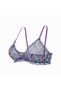 Women's Transparent Tulle Ruffled Unwired Unpadded Bra Bb2083 - 2