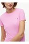 Women's Pink T-Shirt with Brand Logo, Suitable for Daily Use - 3