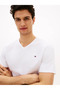 Men's Brand Logo White T-Shirt Suitable for Daily Use - 3