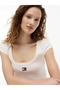 Women's Bbeyazz T-Shirt with Brand Logo, Suitable for Daily Use - 2