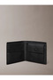 Men's Foil Emboss Ew Bill Fold W Coin Men's Wallet Black Black - 3