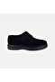 Men's Black Lace-Up Thick-Soled Suede Classic Shoes - 2