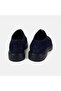 Men's Navy Blue Lace-Up Thick Soled Suede Classic Shoes - 5