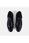 Men's Black Lace-Up Leather Sneaker with Suede Detail - 6