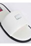 Women's Brand Logo, Stylish Appearance, Comfortable Sole, White Slippers Suitable for Daily Use - 2