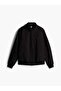 Men's Brand Logo Stand Collar Regular Fit Recycled Polyester Casual Wear - 7