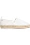 Women's White Espadrilles with Brand Logo, Suitable for Daily Use