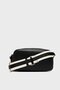 Women's Black Shoulder Bag with Brand Logo, Suitable for Daily Use - 3