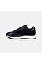 Men's Black Lace-Up Leather Sneaker with Suede Detail - 3