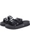 Women's Brand Logo Black Slippers Suitable for Daily Use - 4