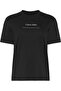 Women's Black T-Shirt with Brand Logo, Suitable for Daily Use