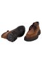 Ethen Tan Men's Lace-Up Leather Boots - 5