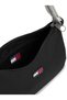 Women's Black Shoulder Bag with Brand Logo, Suitable for Daily Use - 2