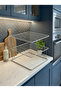 2 Pieces 3-Tier Plate Holder Metal Cabinet Organizer Countertop Bathroom Plate Cup Organization Metal Rack - 5