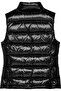 Women's Brand Logo Full Zipper Stylish Appearance Black Vest Suitable for Daily Use - 4