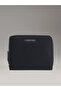Ck Must Md Zip Around W/ Flap Women Black Wallet Lv04F1029G-Ub1
