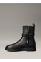 Metal Logo Ankle-Length Women’s Black Boots HW0HW02663-BEH - 5
