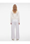 Ruffled Knitwear, Regular Waist, Lace-Up, Pocketed, Printed, Wide-Leg Sweatpants - 3