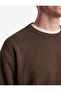 Long Sleeve Comfortable Fit Crew Neck Sweatshirt - 4