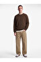 Long Sleeve Comfortable Fit Crew Neck Sweatshirt