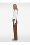 Cotton Regular Waist Pocketed Buttoned Comfortable Fit Straight Leg Baggy Trousers - Baggy Jeans - 2