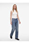Low-Waist Comfortable Fit Cotton Straight-Leg Pants - Straight Fit Jeans - 4