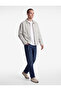 Oversized Cotton Long Sleeve Classic Collar Jacket with Pocket Detail - 3