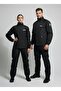 Black Water-Resistant Piece Motorcycle Raincoat Set – with Oxford Fabric Membrane
