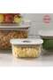 Fika Clik Rectangular Glass Storage Container 470 ml - Beige - 6