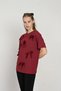 9-14 Years Ribbon Mussness Girls' T-Shirt-Burgundy - 3