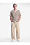 Cotton Comfortable Fit Regular Waist Pocket Barrel Fit Jean Trousers