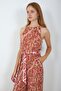 Viscose Fabric Rug Pattern Jumpsuit - 4