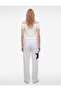 Lace-Up Waist, Star Appliqué Detail, Comfortable Fit, Wide-Leg Sweatpants - 4