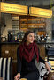 Self-Knitted Patterned Triangle Women's Shawl - 2