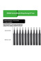 B Black Pointed Soldering Iron Tip Set, Electronic Repair Welding Tool, Fine-Pointed Design for Pre. - 2