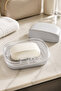 Solid Soap Dispenser with Lid Bathroom Organizer Soap Box and Accessory