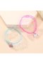 Blue New Pony Rainbow Resin Pendant Elastic Necklace Popular Children's Necklace Jewelry - 5