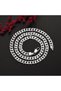 24 inches 60 cm Fine Silver color Creative 7MM Chain bracelets neckalces jewelry set for man women f - 3