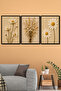 Frame-Looking Daisy Bouquet Painting Set - Wall Decoration for Living Room, Bedroom, Office, Kitchen - 5