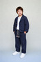Boys' 3-Piece Linen Set: Jacket, T-Shirt, and Jogger Waist Pants for Holidays, Weddings, and Special Occasions.