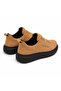 Tan Leather Men's Shoes - Soft Cushioned Sole Easy to Clean Comfortable Casual Shoes Ba0307 - 5