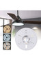 230 V 6.3In LED Ceiling Fan Light Replacement 24W 3CCT Dimmable Magnetic LED Fan Light Board Panel R - 5