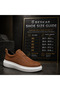 Tan Leather Men's Shoes - Comfortable Casual Shoes with Light Soles Ba0307 - 9