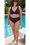 Purple Tight Bikini Plus Size - 2